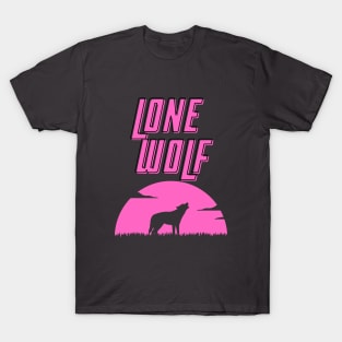 Lone Wolf Pink T-Shirt